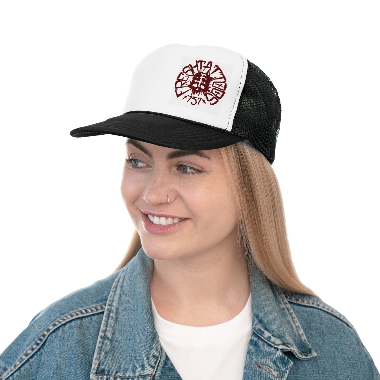 Vintage Trucker Cap with Graphic Design - Perfect for Outdoor Adventures