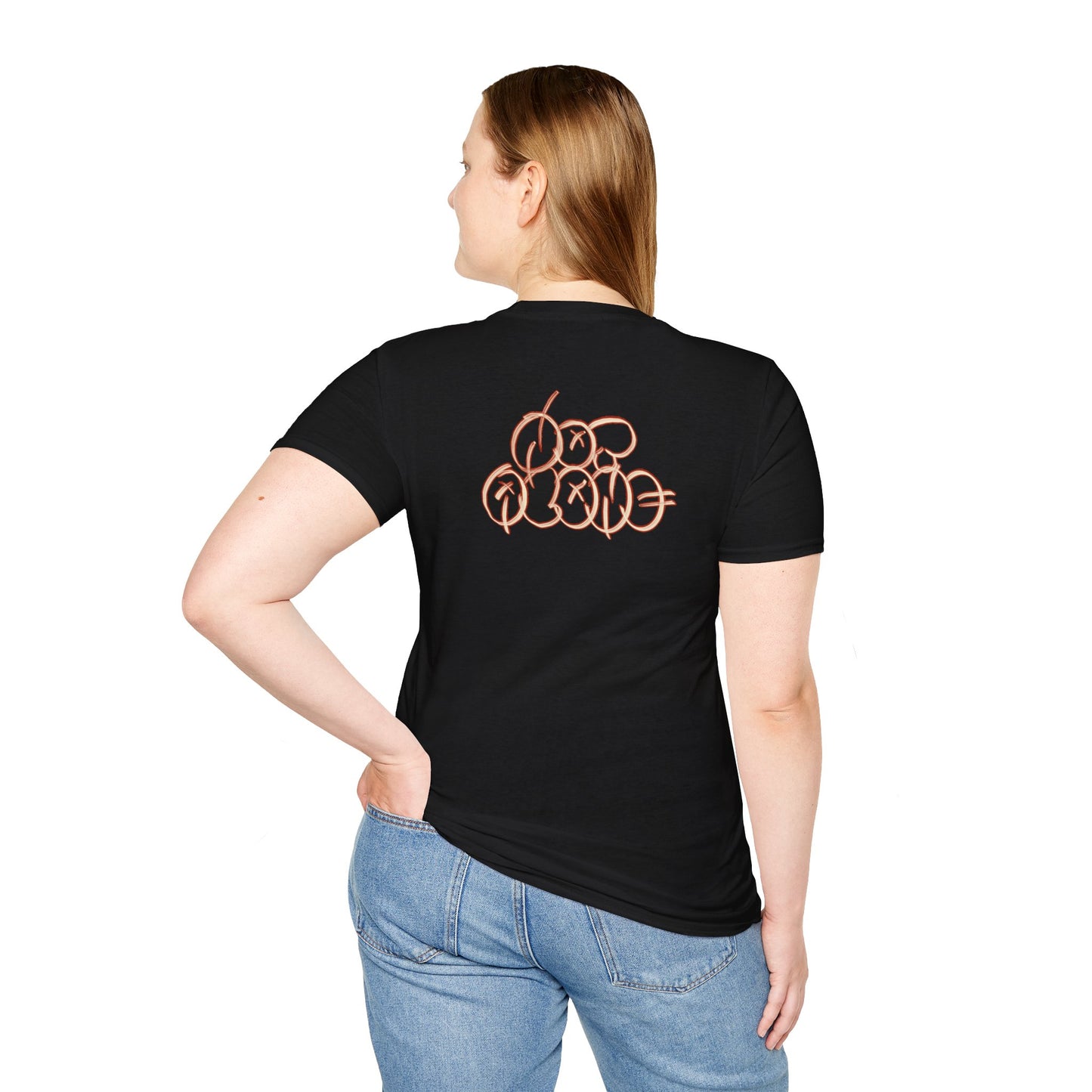 Unisex Softstyle Graphic Tee - "Can't Stop" Horror Design