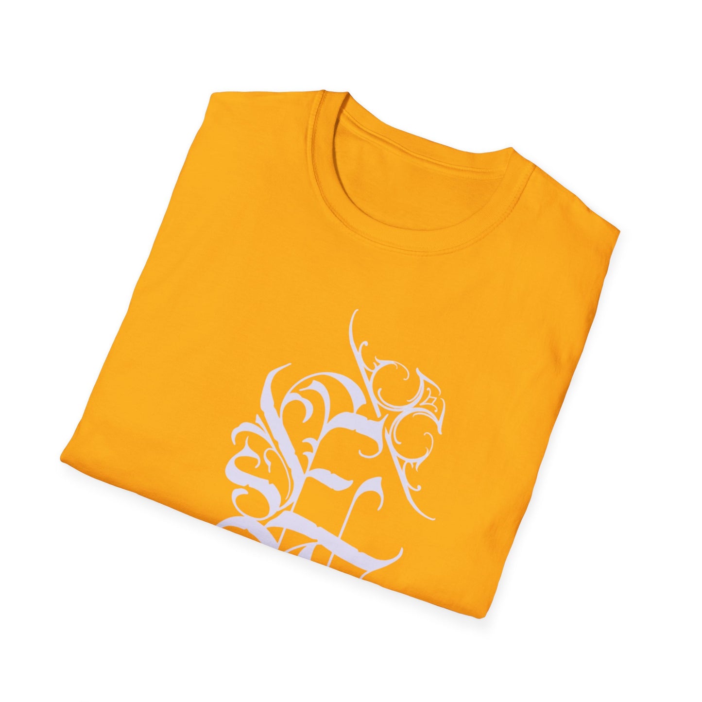 Elegant Floral Unisex Softstyle T-Shirt - Trendy Graphic Tee for Casual Wear