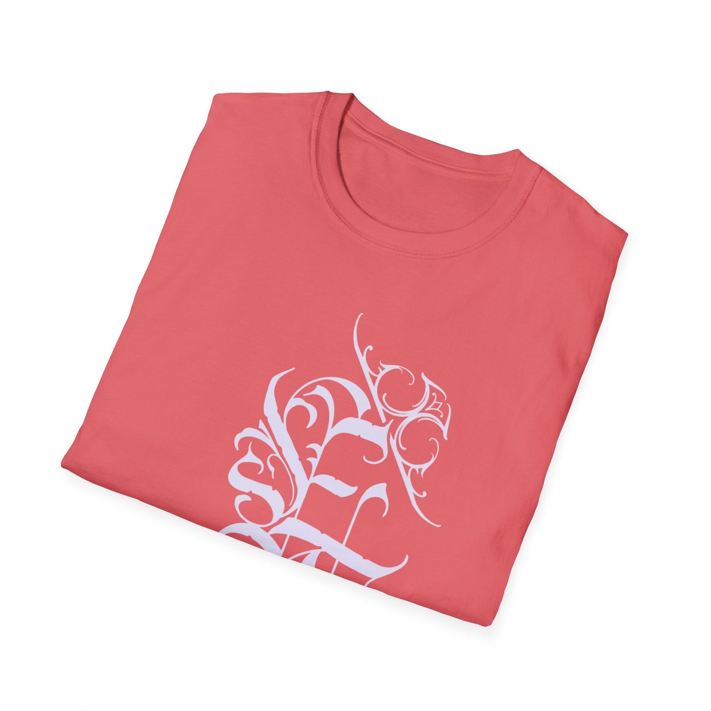 Elegant Floral Unisex Softstyle T-Shirt - Trendy Graphic Tee for Casual Wear