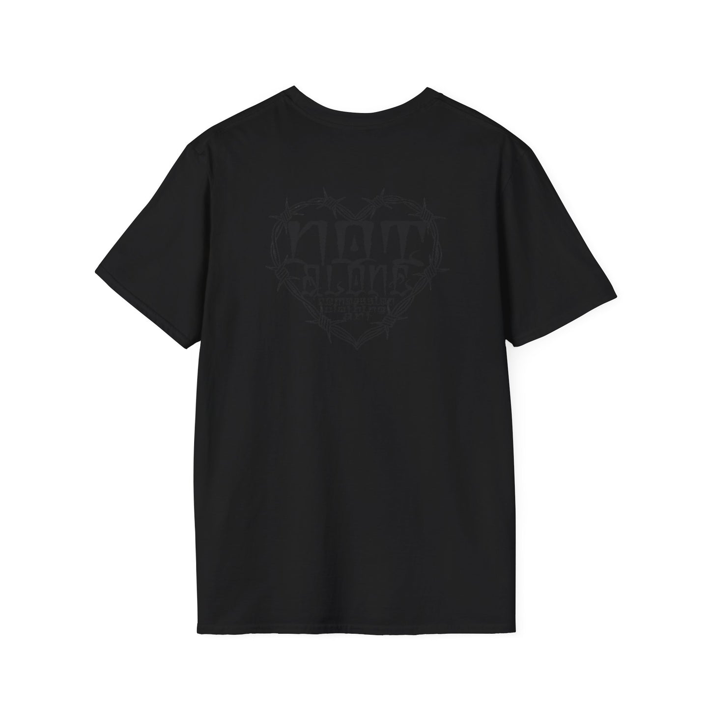 Bohemian Graphic T-Shirt - 'Not Alone' Heart Design