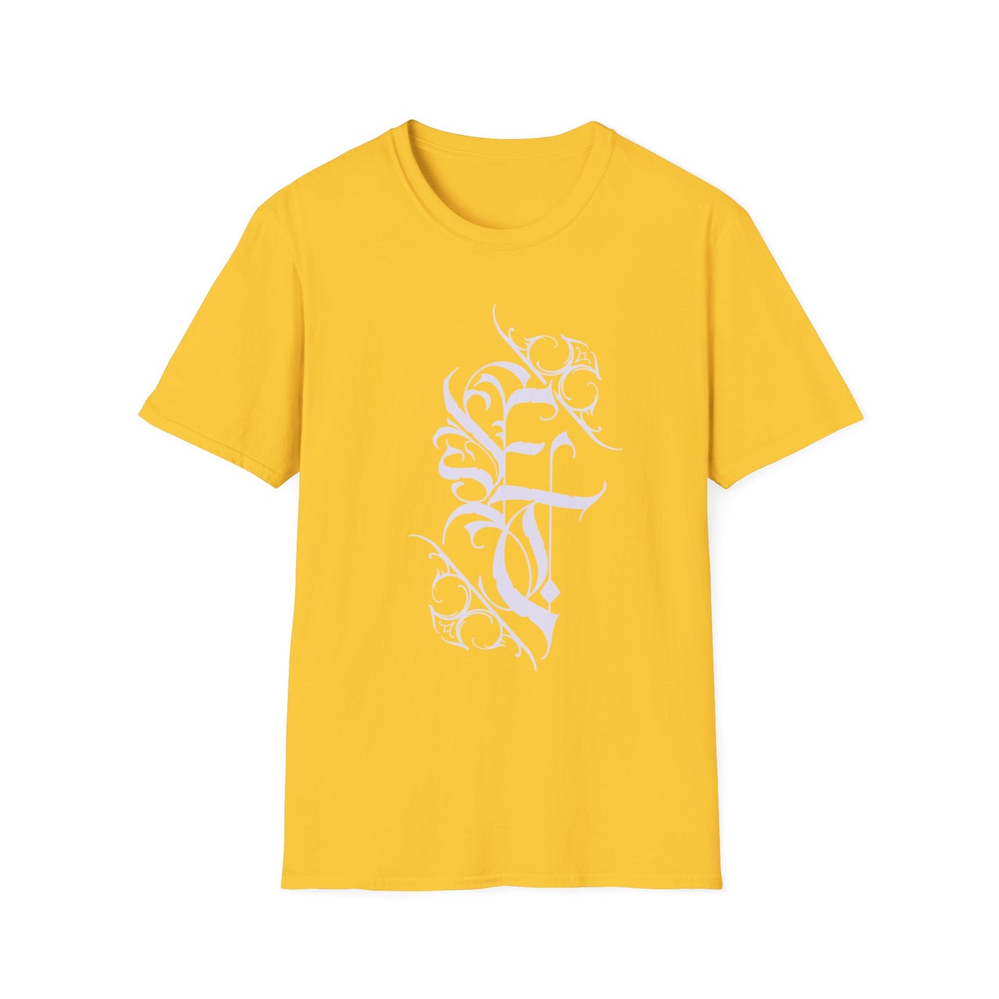 Elegant Floral Unisex Softstyle T-Shirt - Trendy Graphic Tee for Casual Wear