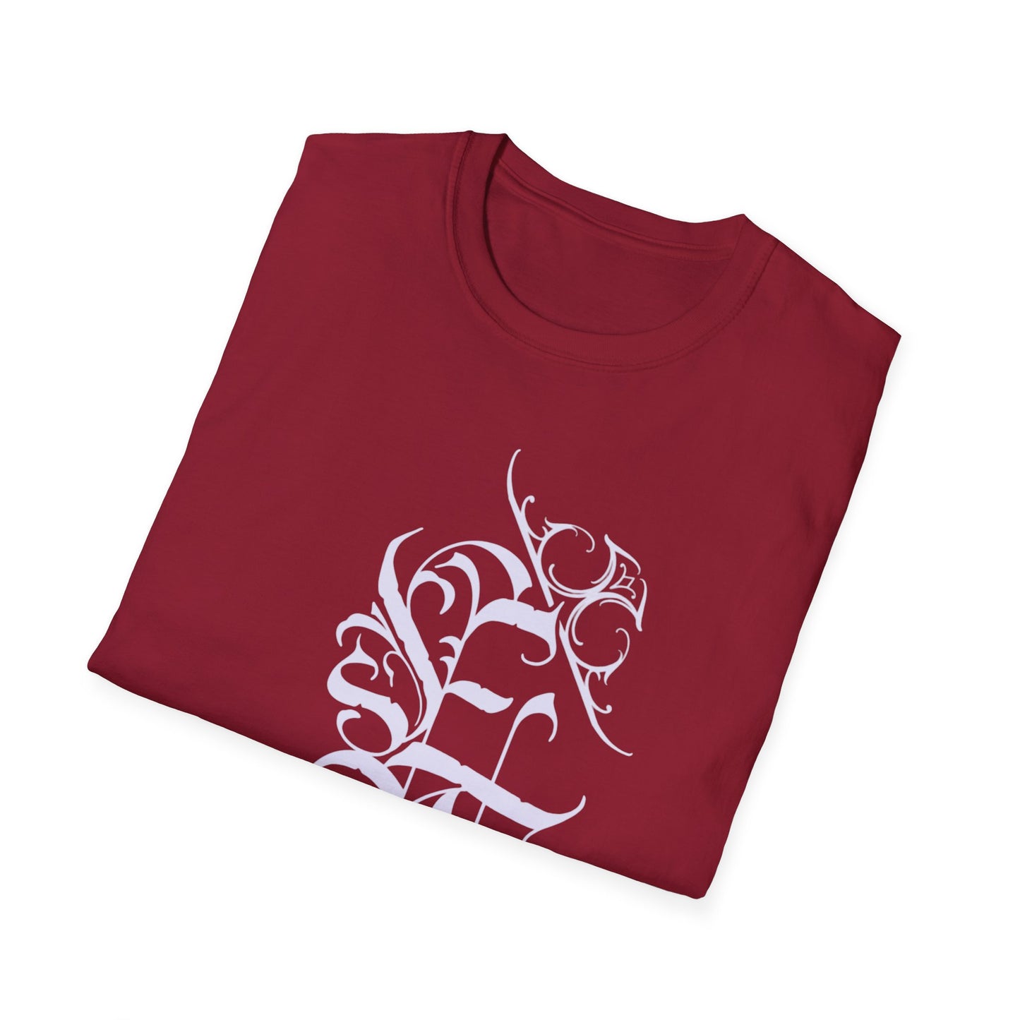 Elegant Floral Unisex Softstyle T-Shirt - Trendy Graphic Tee for Casual Wear