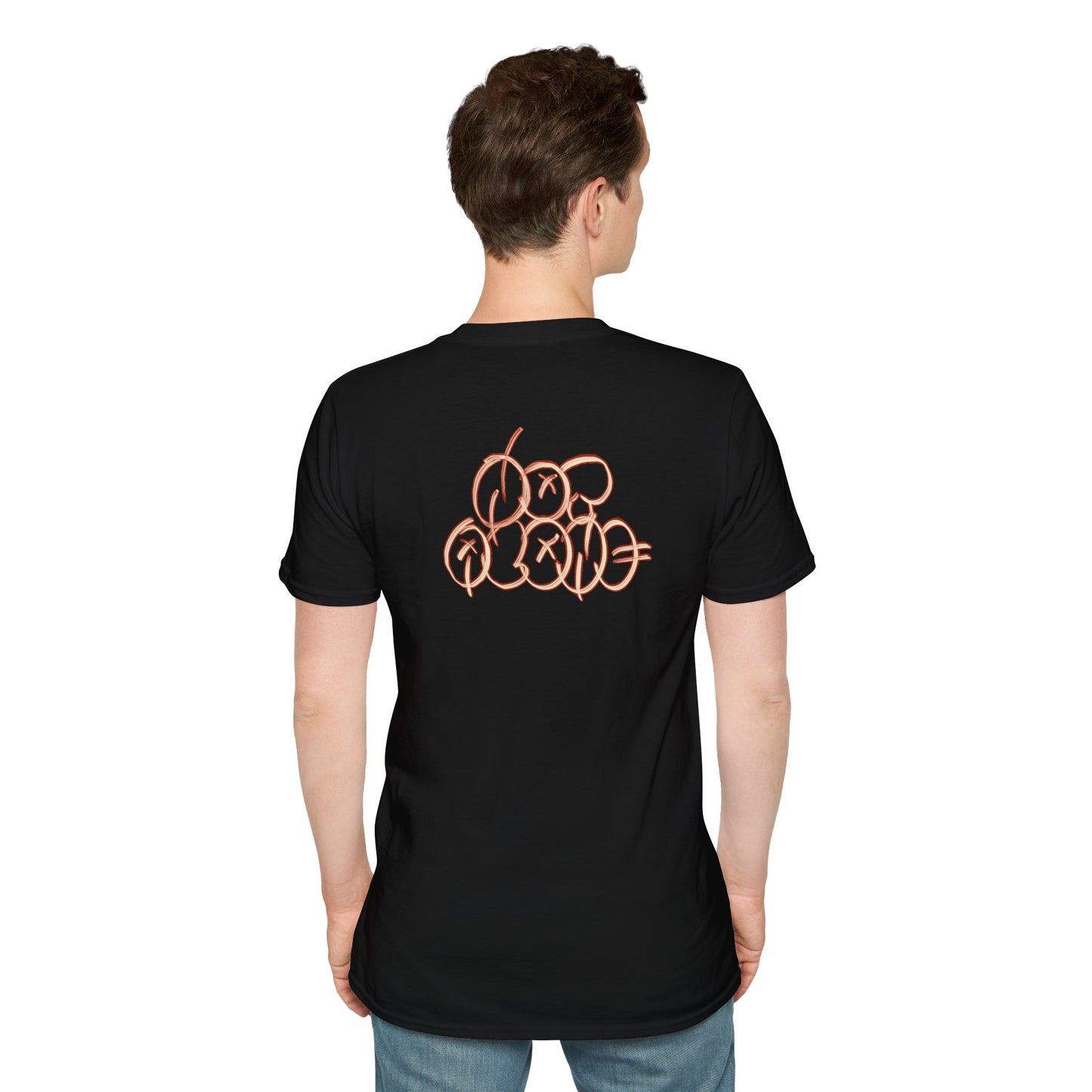 Unisex Softstyle Graphic Tee - "Can't Stop" Horror Design