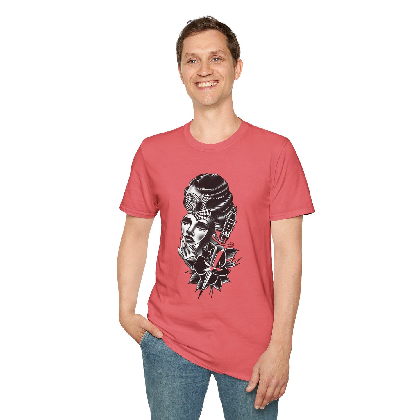 Bohemian Graphic T-Shirt - 'Not Alone' Heart Design