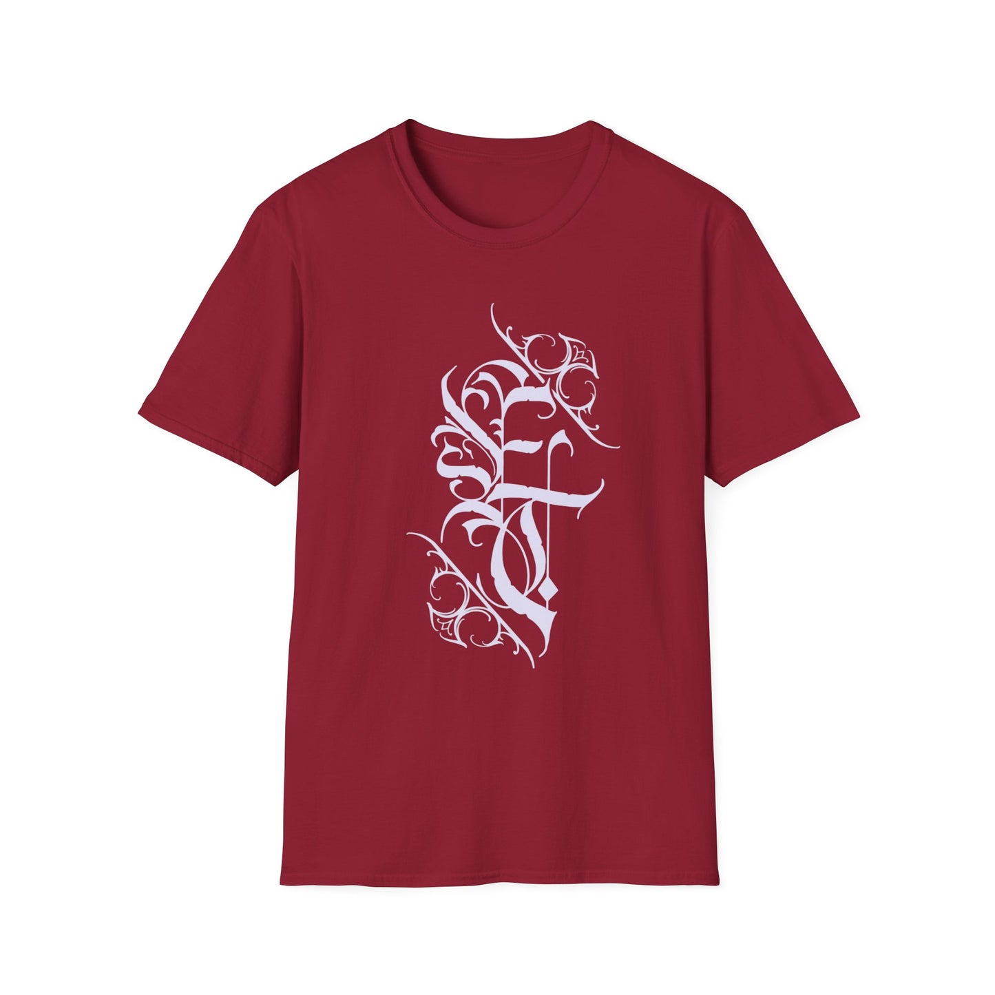 Elegant Floral Unisex Softstyle T-Shirt - Trendy Graphic Tee for Casual Wear