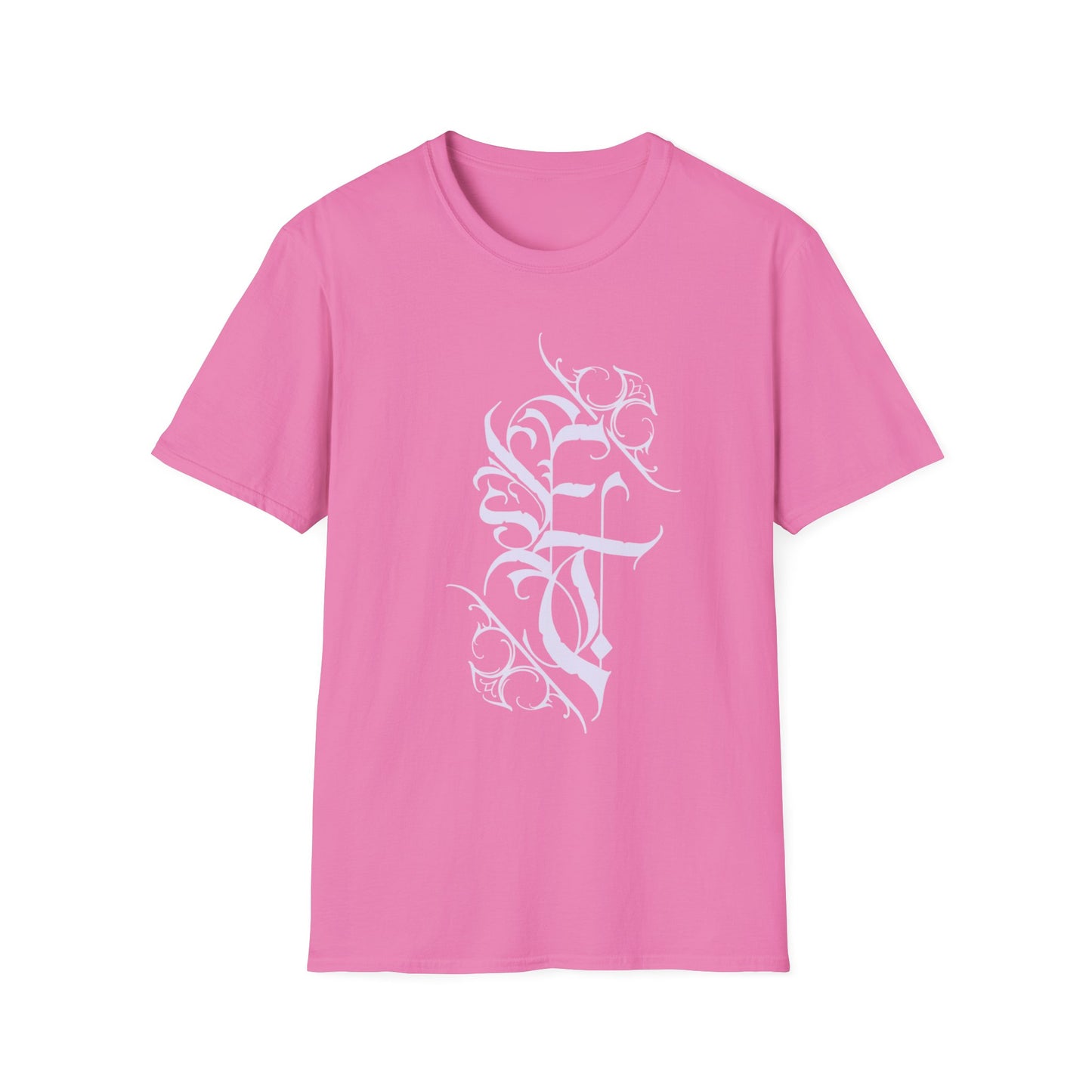 Elegant Floral Unisex Softstyle T-Shirt - Trendy Graphic Tee for Casual Wear