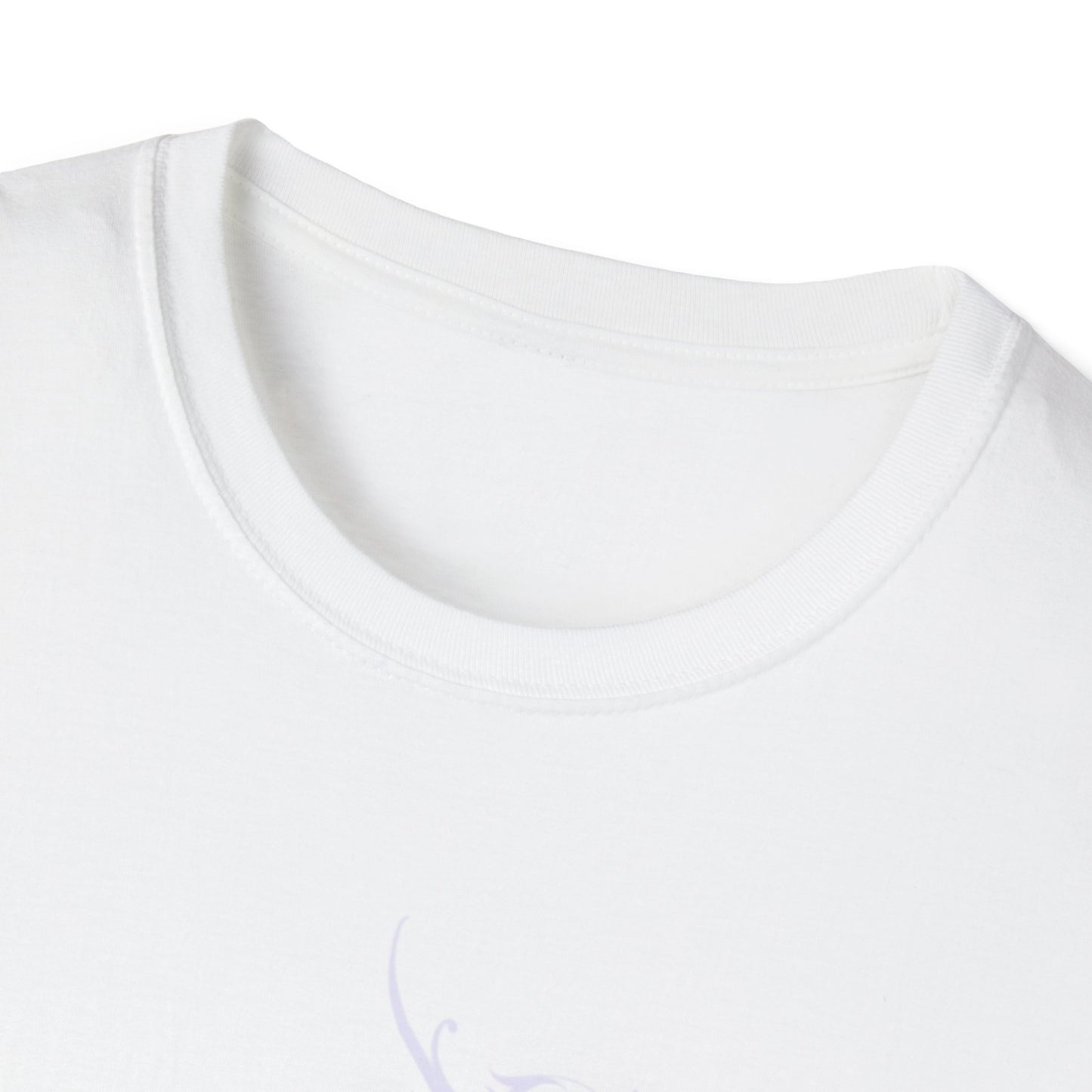 Elegant Floral Unisex Softstyle T-Shirt - Trendy Graphic Tee for Casual Wear