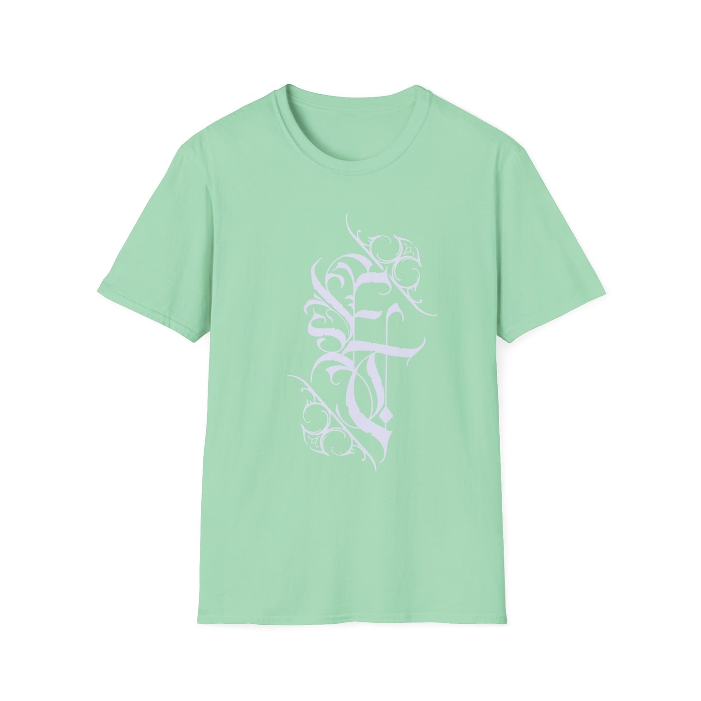 Elegant Floral Unisex Softstyle T-Shirt - Trendy Graphic Tee for Casual Wear