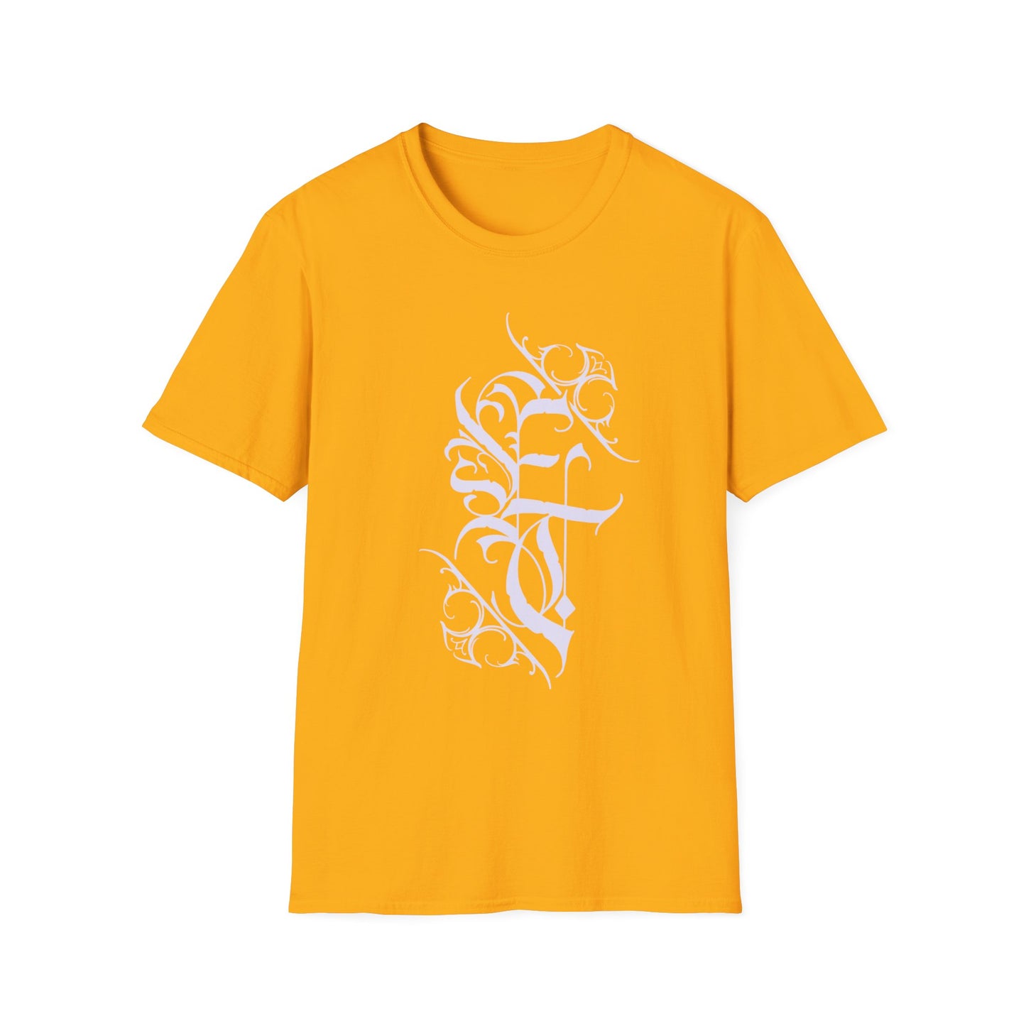 Elegant Floral Unisex Softstyle T-Shirt - Trendy Graphic Tee for Casual Wear