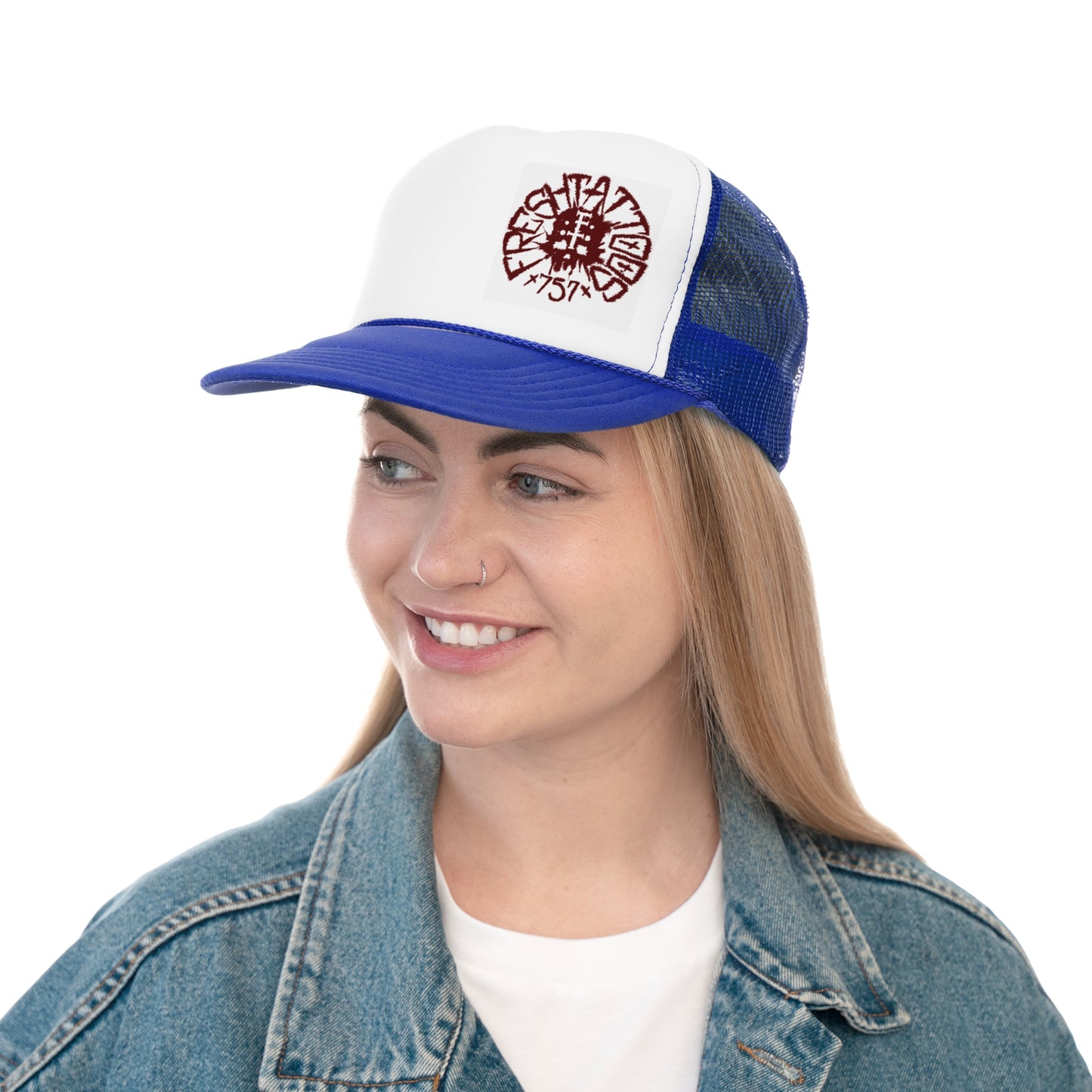 Vintage Trucker Cap with Graphic Design - Perfect for Outdoor Adventures