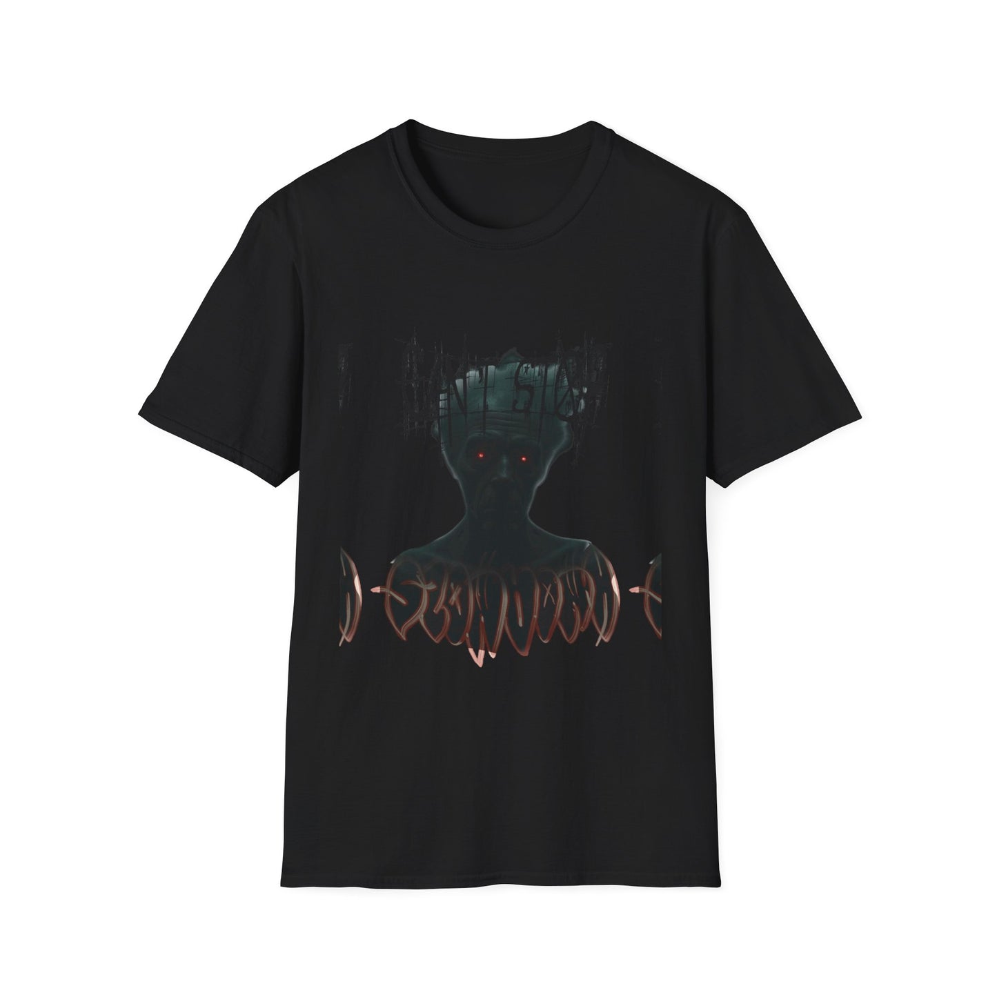 Unisex Softstyle Graphic Tee - "Can't Stop" Horror Design