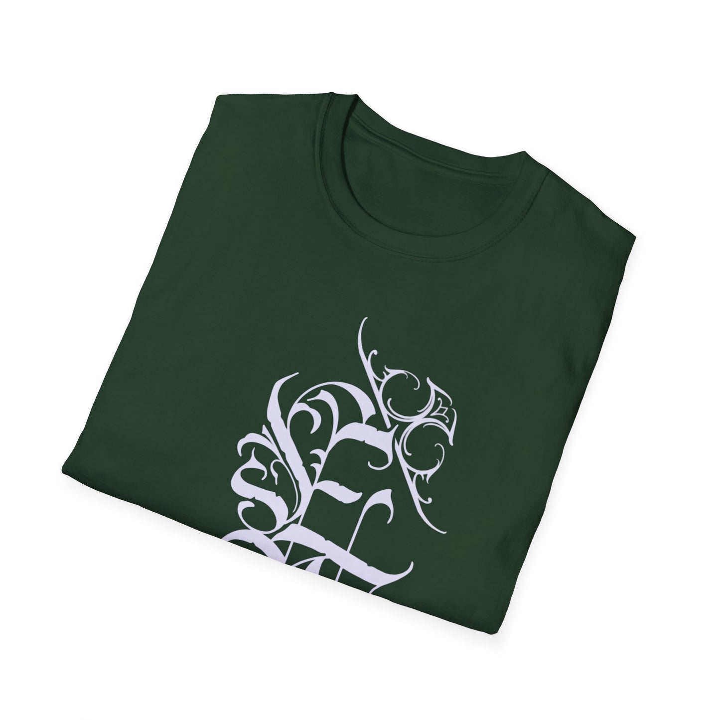 Elegant Floral Unisex Softstyle T-Shirt - Trendy Graphic Tee for Casual Wear