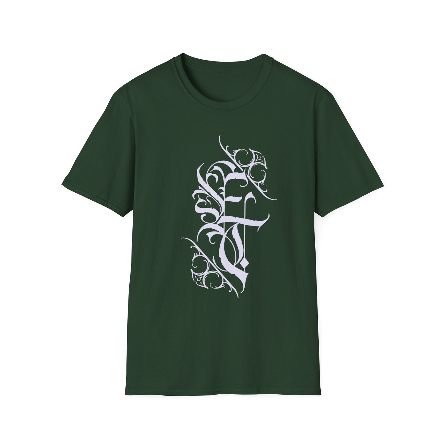Elegant Floral Unisex Softstyle T-Shirt - Trendy Graphic Tee for Casual Wear