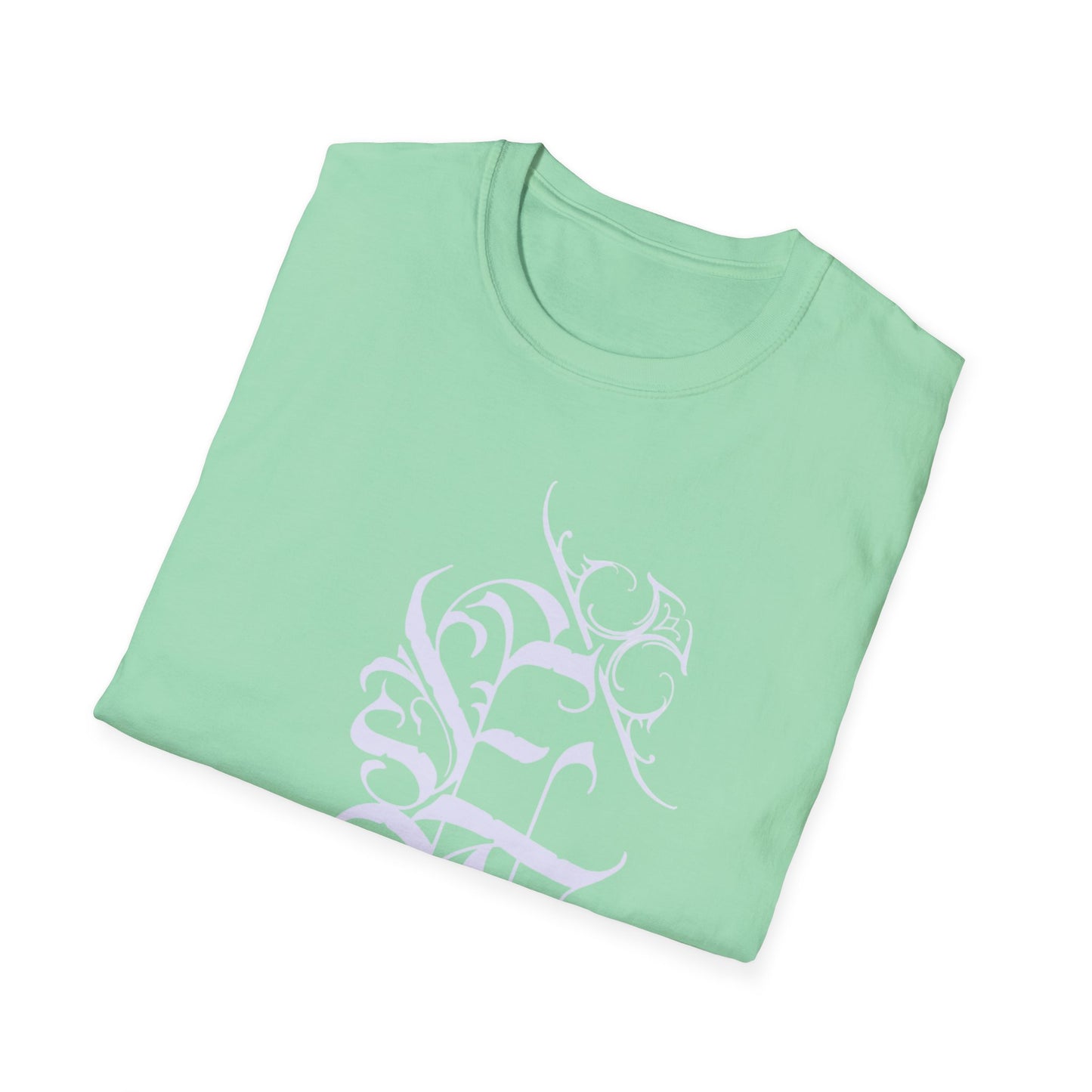 Elegant Floral Unisex Softstyle T-Shirt - Trendy Graphic Tee for Casual Wear