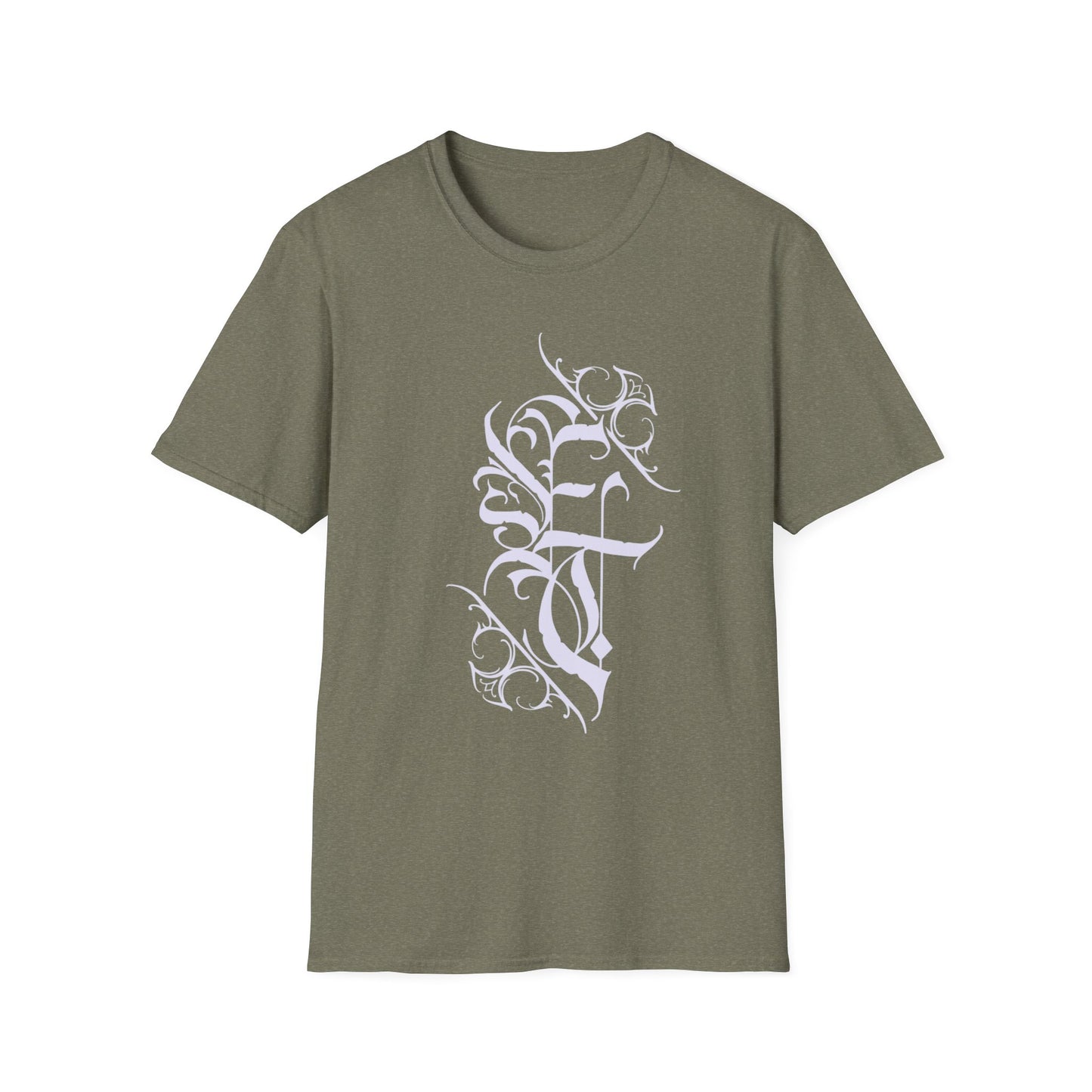 Elegant Floral Unisex Softstyle T-Shirt - Trendy Graphic Tee for Casual Wear