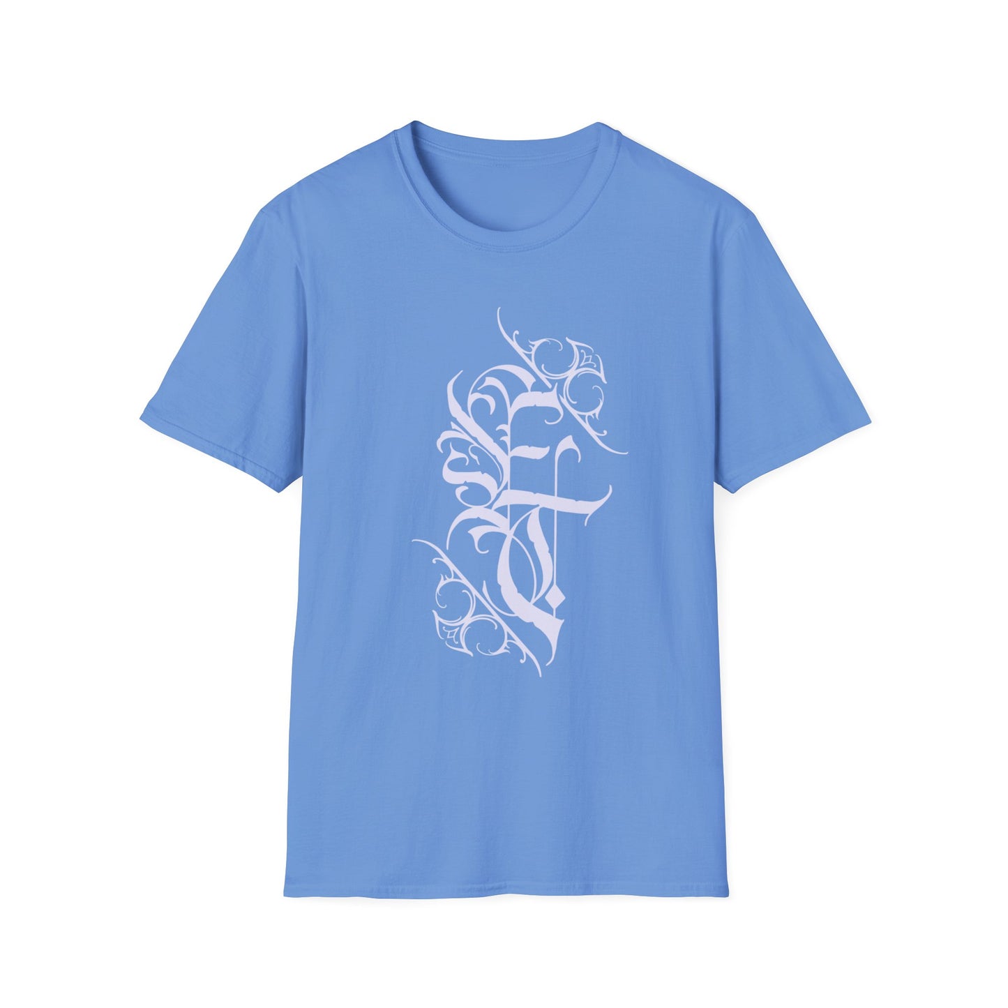 Elegant Floral Unisex Softstyle T-Shirt - Trendy Graphic Tee for Casual Wear