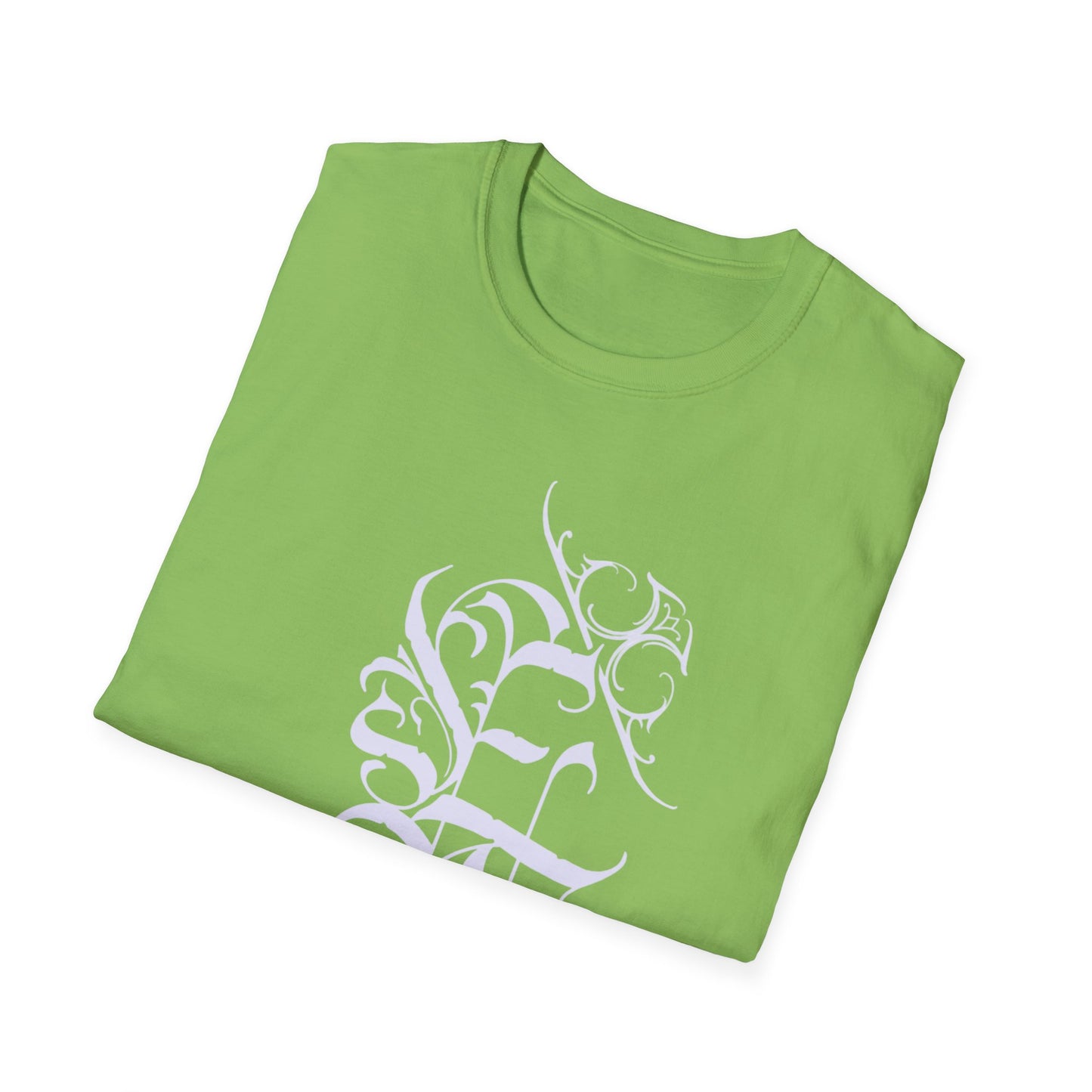 Elegant Floral Unisex Softstyle T-Shirt - Trendy Graphic Tee for Casual Wear
