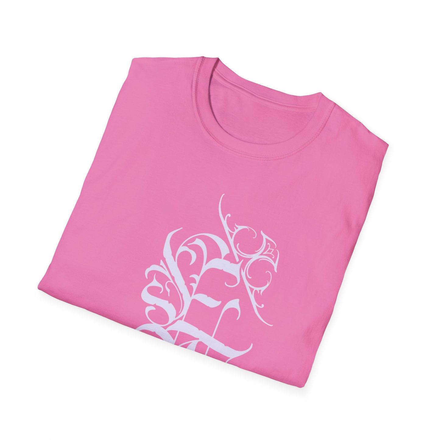Elegant Floral Unisex Softstyle T-Shirt - Trendy Graphic Tee for Casual Wear
