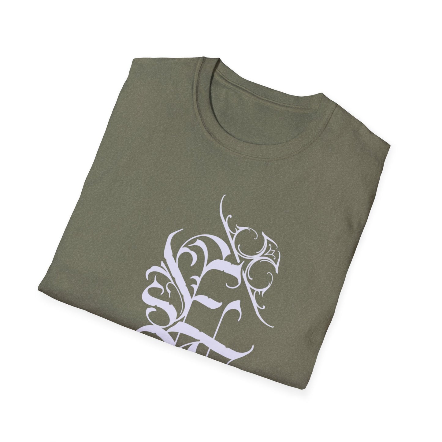 Elegant Floral Unisex Softstyle T-Shirt - Trendy Graphic Tee for Casual Wear