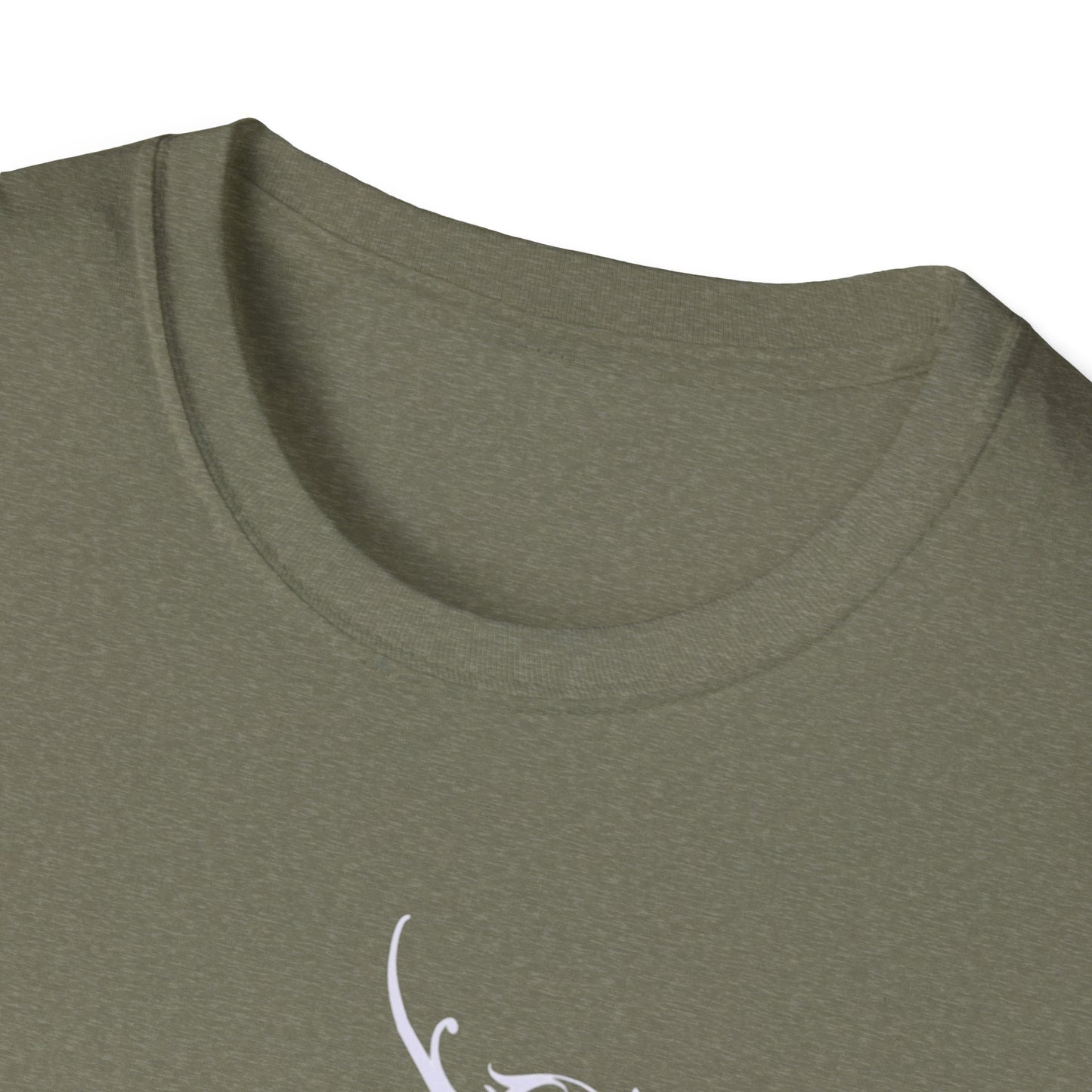 Elegant Floral Unisex Softstyle T-Shirt - Trendy Graphic Tee for Casual Wear