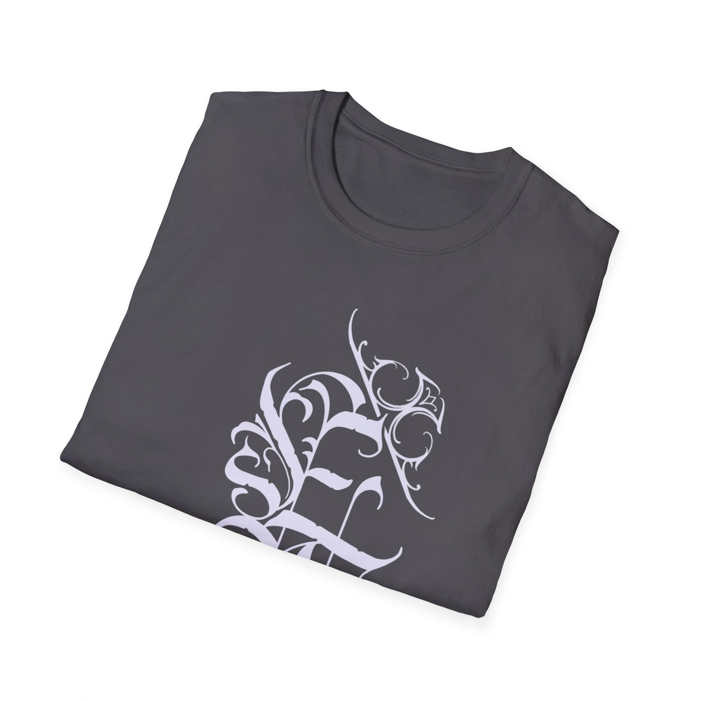 Elegant Floral Unisex Softstyle T-Shirt - Trendy Graphic Tee for Casual Wear