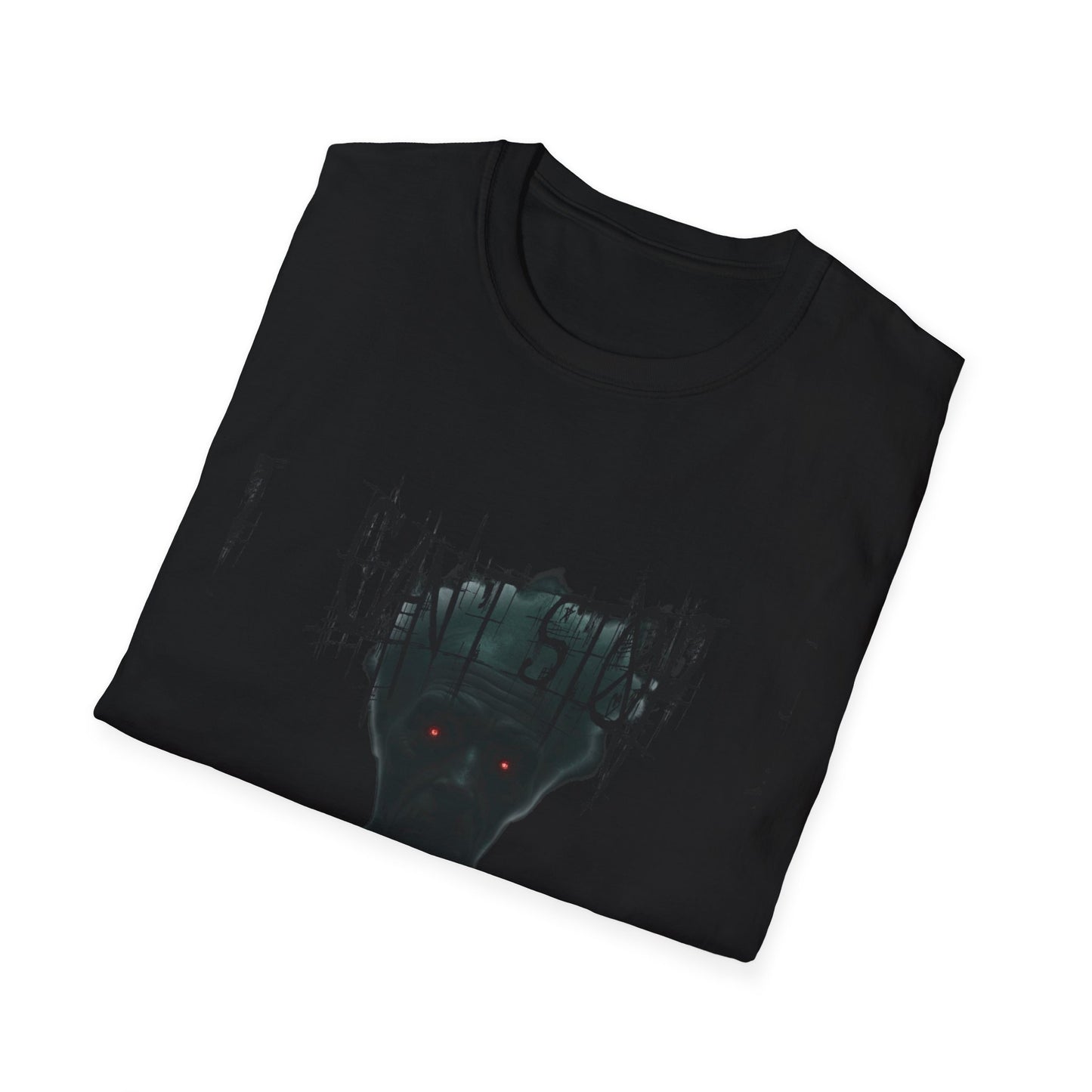 Unisex Softstyle Graphic Tee - "Can't Stop" Horror Design