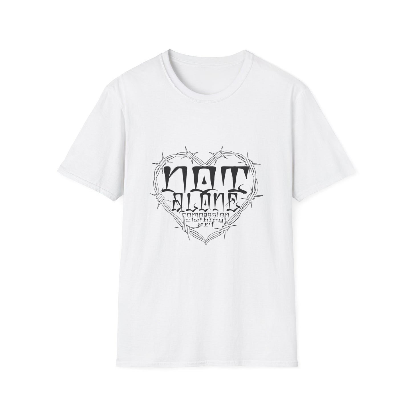 Edgy Heart & Spider Web Unisex T-Shirt - Perfect for Casual Wear or Festivals