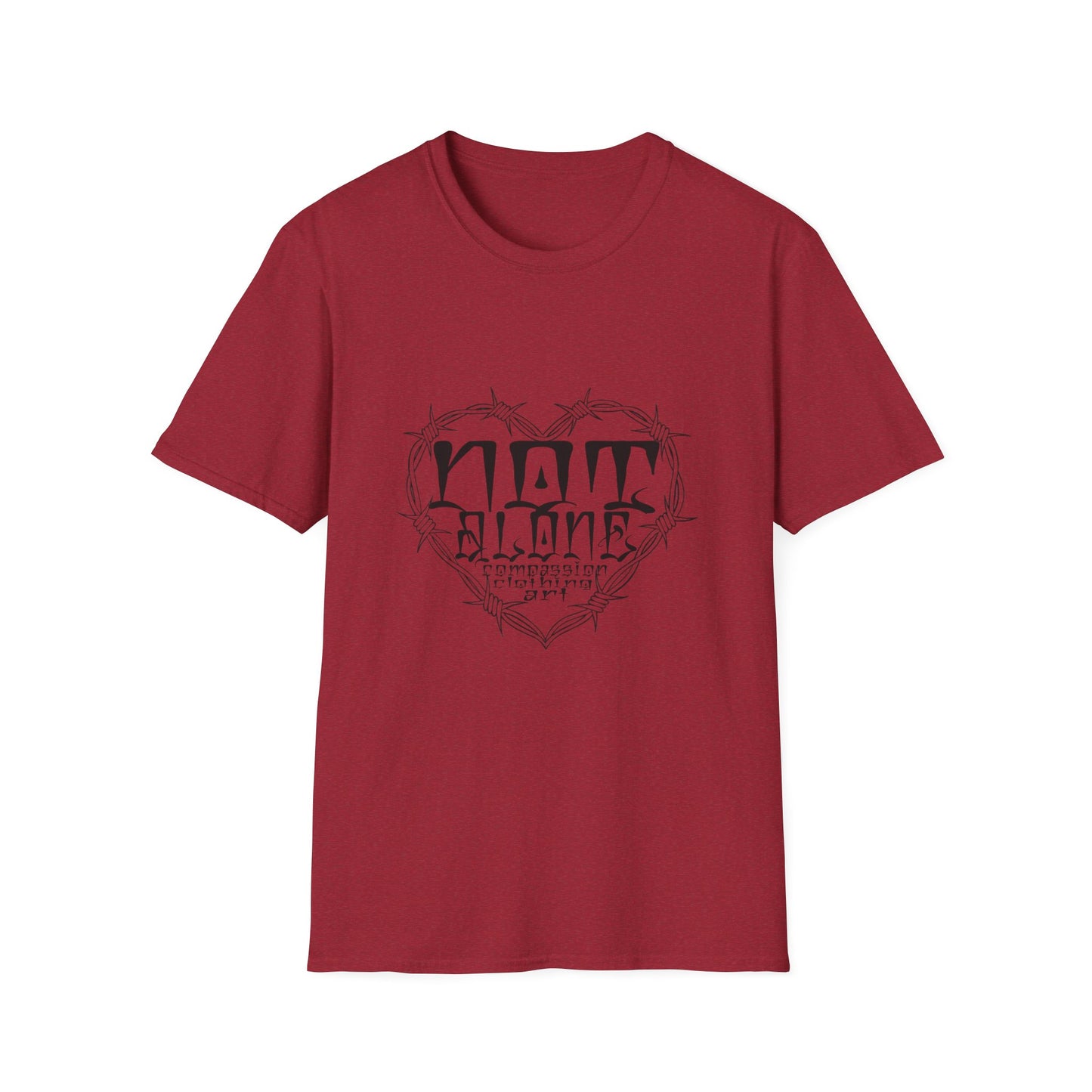 Edgy Heart & Spider Web Unisex T-Shirt - Perfect for Casual Wear or Festivals