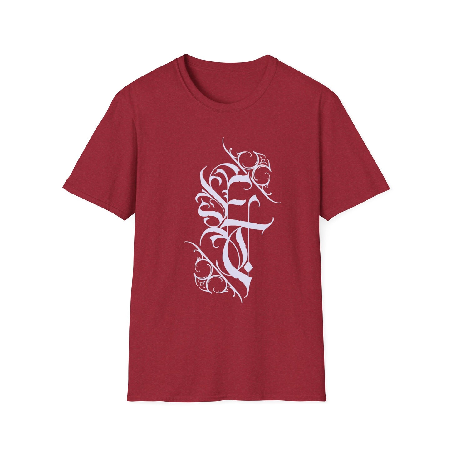 Elegant Floral Unisex Softstyle T-Shirt - Trendy Graphic Tee for Casual Wear